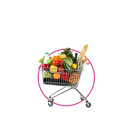 DISOK - Llavero Moneda Carrito + Soporte Móvil En Caja