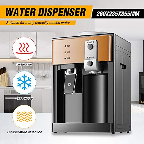 Dispensador de Agua eléctrica de sobremesa Fuente de Agua fría/Caliente/Caliente del refrigerador de Agua Calentador de Ministerio del Interior Hostel Café Tea Bar Ayudante