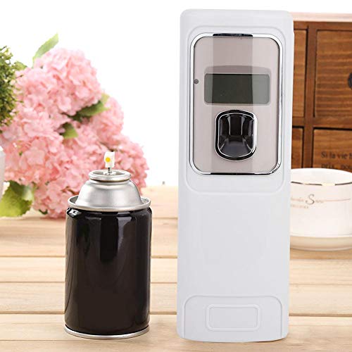 Dispensador de ambientadores, Pantalla eléctrica LCD Aerosol de la Bomba automática Aroma Kit de pulverización para Montar en la Pared Dispensador de Aerosol de Perfume para el hogar y la Oficina