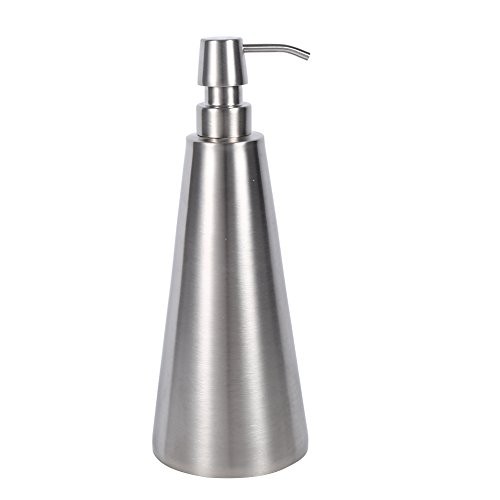 Dispensador de jabón de Gran Capacidad 800 ml Dispensador de Bomba de jabón líquido de Acero Inoxidable Loción de encimera para baño de Espuma, jabón de Manos, Cocina y baño