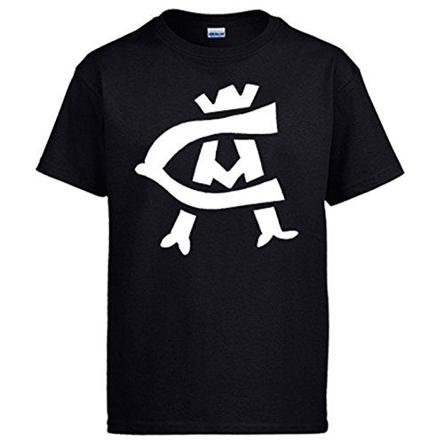 Diver Camisetas Camiseta 1903 Escudo Antiguo Atlético de Madrid - Negro, XL