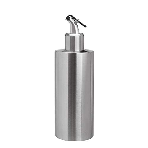 DIYARTS - Dispensador de aceite y vinagre de 550 ml de acero inoxidable pulverizadores de aceite para cocinar suministros de cocina para almacenar aceite comestible, salsa de soja, vinagre, etc., B#