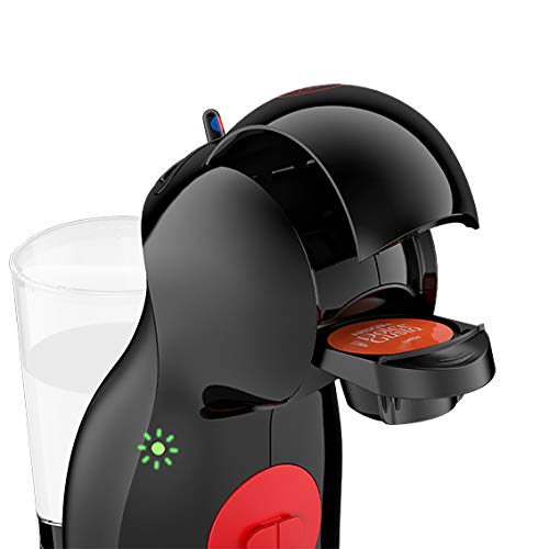 Dolce Gusto Piccolo XS EDG210.B Cafetera de cápsulas, 15 bares de presión, diseño compacto, Steel, Negro