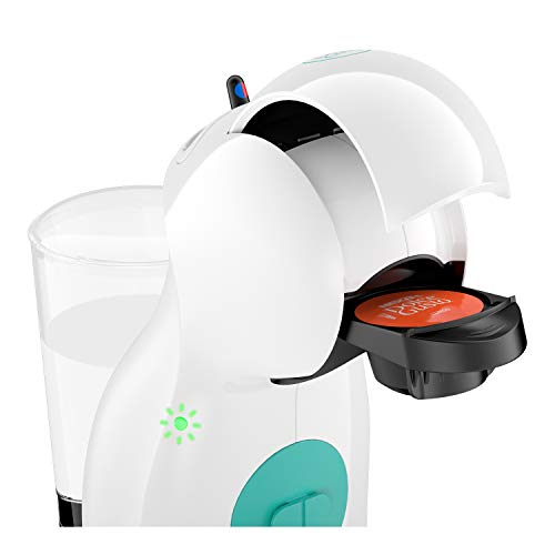 Dolce Gusto Piccolo XS EDG210.W Cafetera de Cápsulas, 15 Bares de Presión, Diseño Compacto, 1400 W, Steel, Blanco