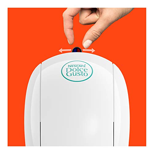 Dolce Gusto Piccolo XS EDG210.W Cafetera de Cápsulas, 15 Bares de Presión, Diseño Compacto, 1400 W, Steel, Blanco