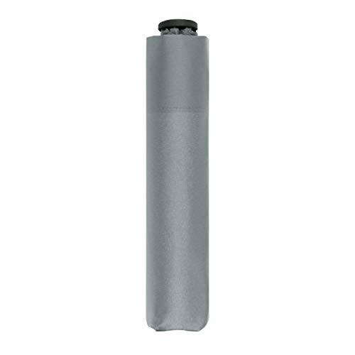 doppler Bolsillo Paraguas Cero,99 - Peso de sólo 99 Gramos - Estable - A Prueba de Viento - 21 cm - Cool Grey
