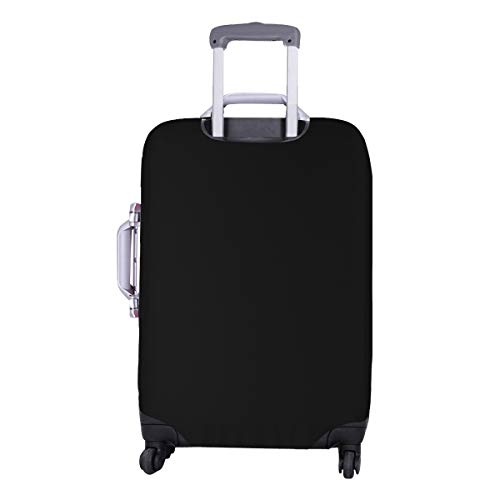 Dos Lindas Jirafas en el patrón de Corazones Spandex Maleta con Ruedas Maleta Protectora para Viaje Maleta Cubierta Protectora para 28.5 X 20.5 Pulgadas