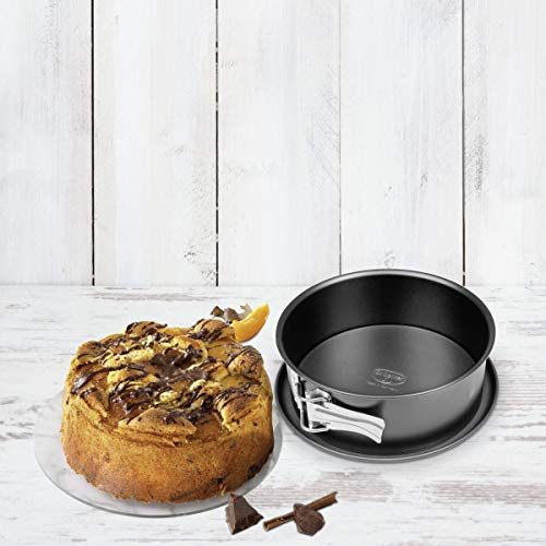 Dr. Oetker 2580 Molde Desmontable, Antiadherente recubierta, Negro, 18 cm