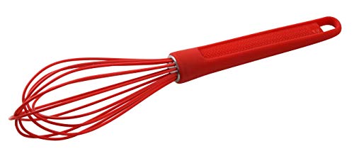 Dr. Oetker Batidor Varillas 25Cm, Silicona, rojo