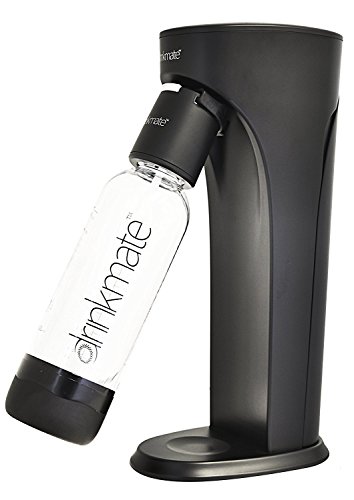 DrinkMate Máquina Para Gasificar Bebidas, sin CO2 cilindro, Negro Mate