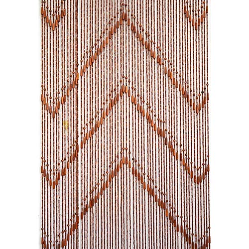 DSDD Cortina de Cuentas 60 acciones Cuerdas de Madera Cortinas de Cuentas Decoración del hogar Cadena de Puerta divisoria, encriptación, Retro (Color: 90x200CM)