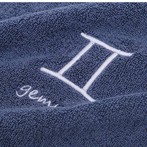 DSJDSFH Toalla De Baño Absorbente De Algodón 12 Constellation Simple Y De Moda Toalla Deportiva Engrosada Mejor Regalo para Amante 70 * 140 Cm