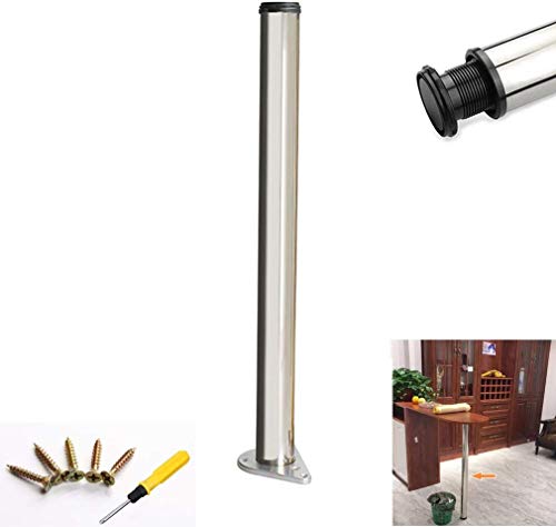 DSJMUY Patas de la Mesa, pies de Muebles, pies de Mesa, pies de gabinete, Barra de Desayuno, pies de Soporte para encimera de Cocina, incluidos Accesorios de Montaje