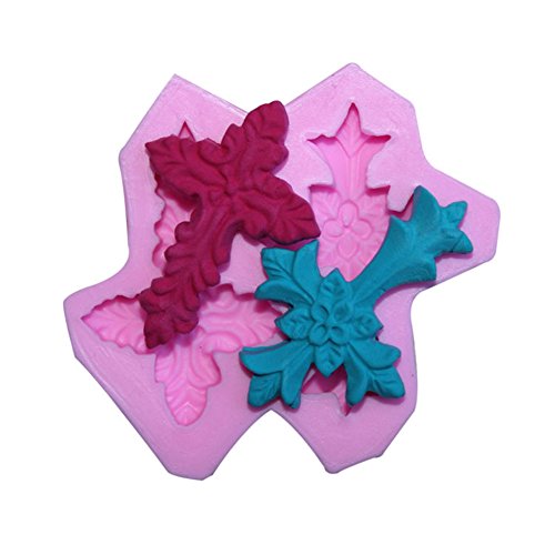 DUBENS - Molde de silicona para fondant, chocolate de alta definición, decoración para cupcakes, manualidades, bautizos, fiestas, pasteles, manualidades, manualidades