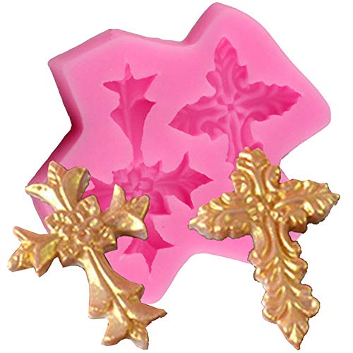DUBENS - Molde de silicona para fondant, chocolate de alta definición, decoración para cupcakes, manualidades, bautizos, fiestas, pasteles, manualidades, manualidades