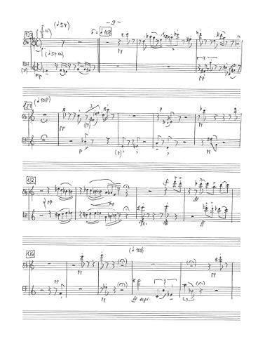 Duett für Oboe und Englisch Horn (2017). Spielpartituren (2)
