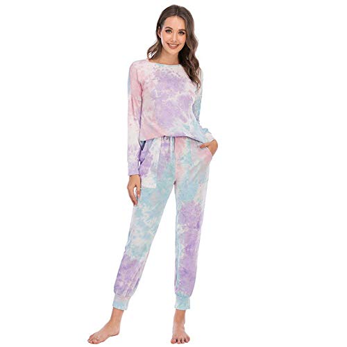 DUOMI Pijamas de Mujer, Pijamas Suaves, Pantalones de Manga Larga, Trajes de otoño e Invierno.