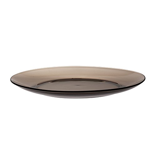 Duralex 3006 CF06 Criollo – Lote de 6 Platos de Cristal marrón, 23,5 cm.