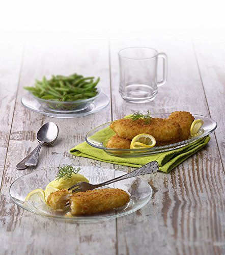 Duralex Lys plato tendido 23,5cm, 6 platos