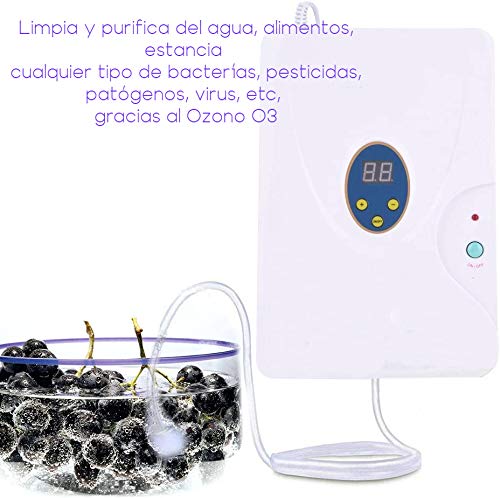 DXIII DELUXE13 Ozono - Generador de Ozono - Portátil - Generador de ozono Doméstico - Ozonizador de Agua