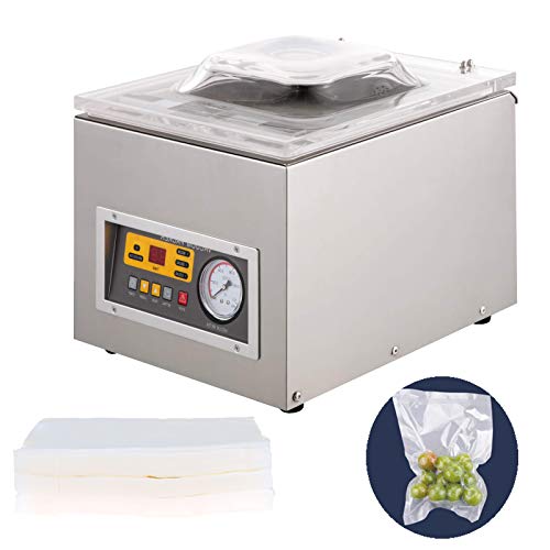 DZ-260 120W Desktop Cámara Sellador de Vacío Digital Sellador de Vacío Venta 22 "Sellador de Vacío Comercial Sellador de Alimentos Sellador de Alimentos Fresco Sellador de Embalaje