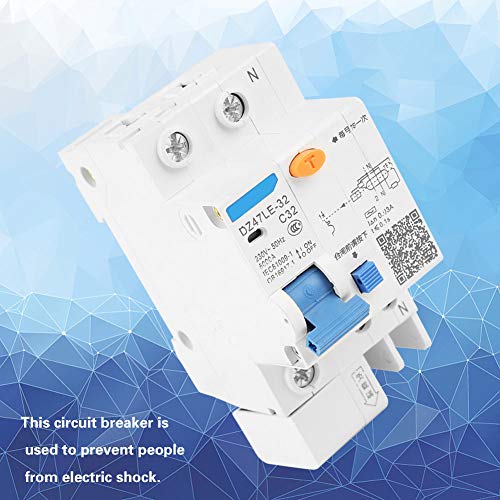 DZ47LE-32 1P + N C32 RCCB El interruptor automático de corriente diferencial proporciona fugas eléctricas, sobrecarga, protección contra cortocircuitos 30 mA 230 V