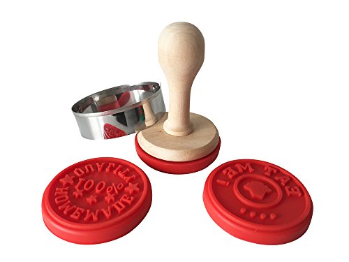 East de West Trading GmbH sellos para galletas, galletas, juego de sellos, Capuchino realmente y galletas también de galletas cortadores para galletas, 3 Varios diseños + + Receta para el éxito