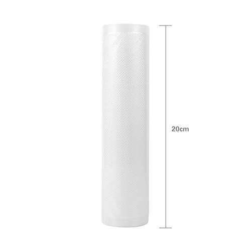 Eastbuy Selladoras al vacío - Bolsa de Ahorro de Almacenamiento de Alimentos de 4 tamaños con construcción única de múltiples Capas(20x500cm)