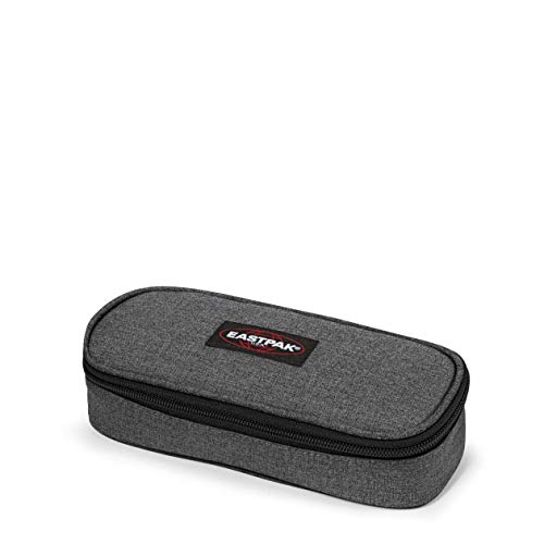 Eastpak Oval Single Estuche, 22 cm, Gris (Black Denim)