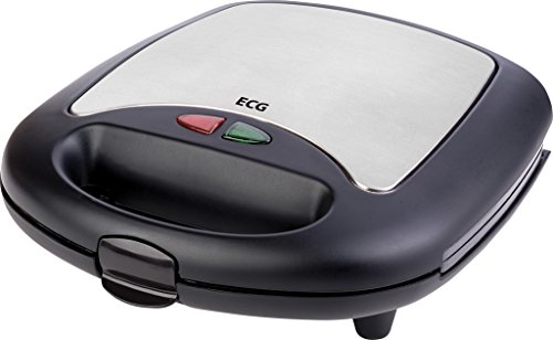ECG S 299 3in1 700W Negro, Acero inoxidable - Sandwichera (700 W, Negro, Acero inoxidable, Acero inoxidable)