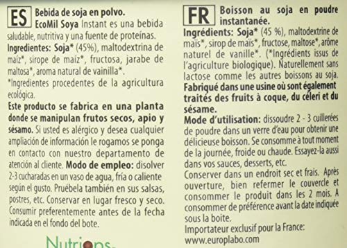EcoMil Leche de Soja Calcio en Polvo - 400 g