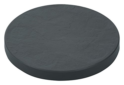 EDA 010940 010940-Soporte Maceta, 5 Ruedas 30 cm, Antracita, 30x30x10 cm