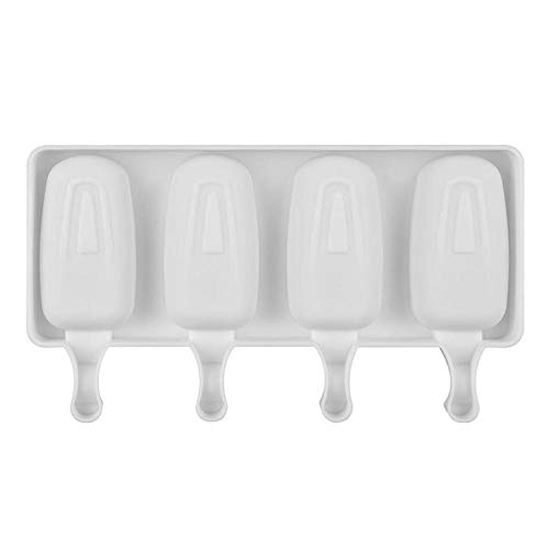 EDCV DIY Moldes para Cubitos de Hielo Moldes para postres 4/8 Rejillas Moldes para Helados Bandejas para Cubitos de Hielo Máquina para Hacer paletas de Silicona Silicona, S