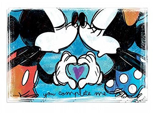 Egan WMSET/21 Juego Mug Sweet Love y Mantel, porcelana, azul, 4 unidades