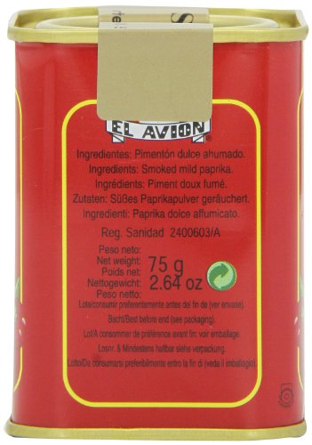 El Avion Pimenton Dulce Ahumado - Smoked Mild Paprika 75g