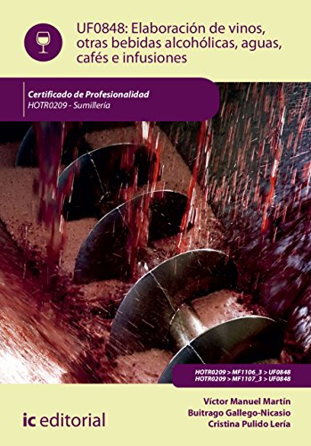 Elaboración de vinos, otras bebidas alcohólicas, aguas, cafés e infusiones. HOTR0209