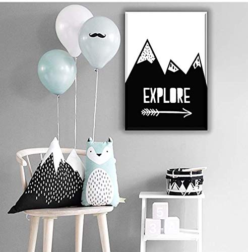 ELAFI Set de 3 Carteles para habitación Infantil A4 sin Marco | Cartel Infantil de Estilo escandinavo | Póster de bebé para habitación de bebé | Imágenes para niñas y niños.