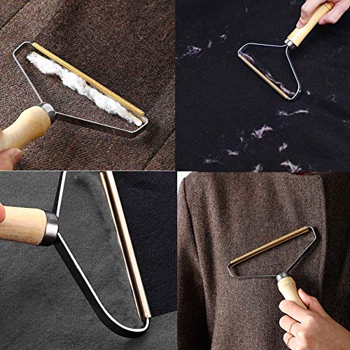 Electrely 2Pcs Removedor de Pelusa pegajosa Ropa Manual Reutilizable Máquina de Afeitar de Tela Pelusa Fuzz Removedor de Pelusa Máquina de Afeitar Rodillo de Relleno Cuidado de la Ropa Restauración