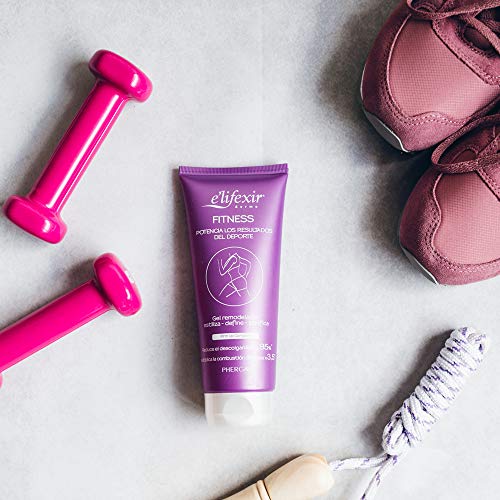 Elifexir Fitness - Crema Tonificante Rápida Absorción | Reductor Estrias | Quemagrasas Potente | Anti Descolgamiento 200ml