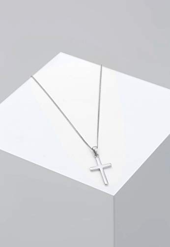 Elli Collares Básico Colgante cruz religioso en plata de ley 925