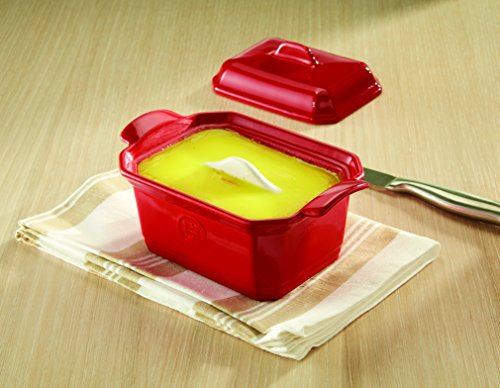 Emile Henry EH349706 Fuente para Foie Gras, cerámica, 19 x 12 x 7,3 cm, Granate