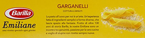 Emiliane Barilla Pasta con Huevo Garganelli, 250 gr
