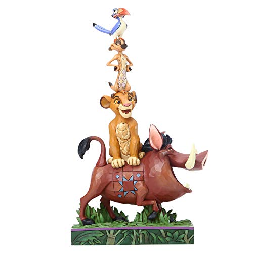 Enesco Disney Traditions Balance of Nature - Figura Decorativa de El Rey León, Multicolor, Talla Única