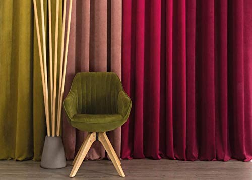 englisch dekor Tela de tapicería de Color Rosa para Coser, de Terciopelo, Absorbente del Sonido