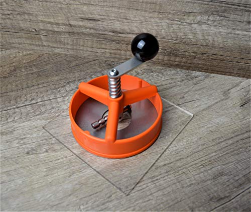 Enterprise Products - Micro - Máquina de chapas - Con 100 piezas y cortador circular - Troquel intercambiable de 25mm