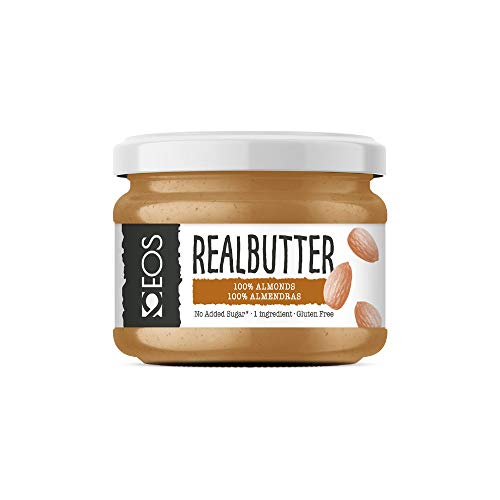 EOS - Crema de Almendra Suave - Mantequilla de Almendra Natural 200 g