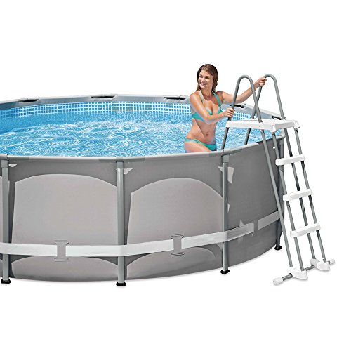 Escalera de seguridad Intex 28073 (4 peldaños) para paredes de 122 cm de altura