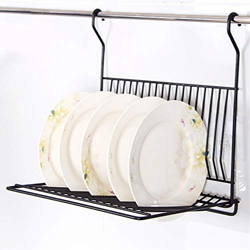 Escurreplatos Estante De Almacenamiento De Cocina Plato De Drenaje Estante Para Platos Con Hebilla Colgante Colgante De Pared Vajilla Plegable Almacenamiento A Prueba De Herrumbre Fácil De Secar
