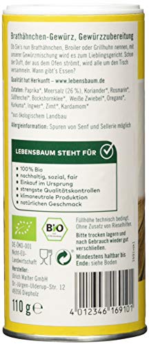 Especias para pollo asado BIO 110 g - LEBENSBAUM