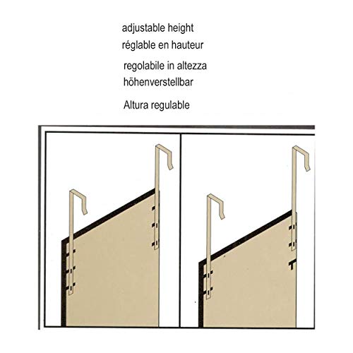 Espejo para Puerta Moderno, Acabado Brillo de PVC, para Dormitorio, sin Agujeros - Hogar y Más - Azul